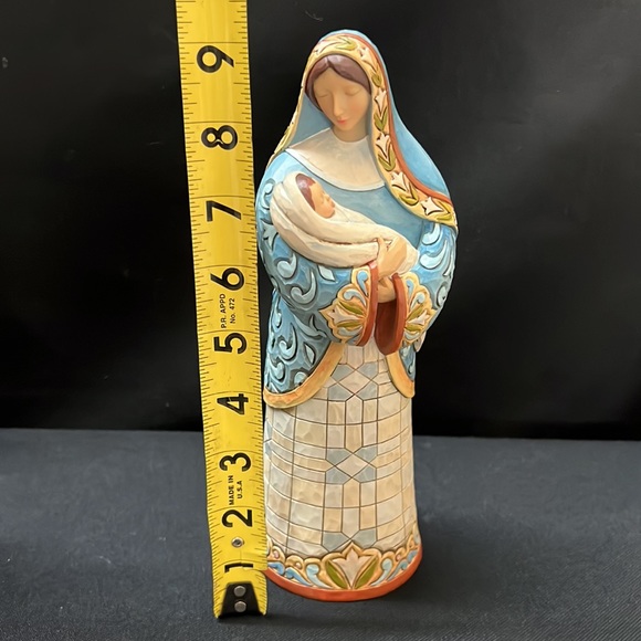 Jim Shore Inspired Our Hearts,Oh Blessed Mother 2012 Mary Mother of God … - Picture 16 of 16